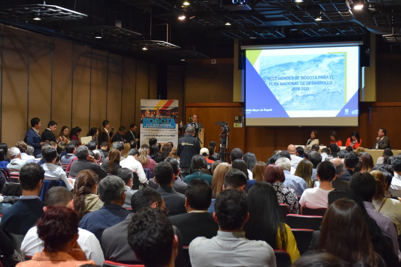 Foro Bogotá en el Plan Nacional de Desarrollo